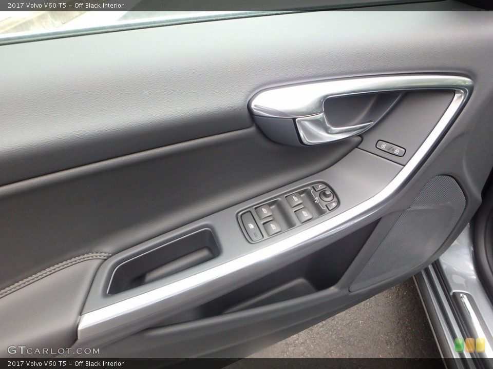 Off Black Interior Door Panel for the 2017 Volvo V60 T5 #121399564