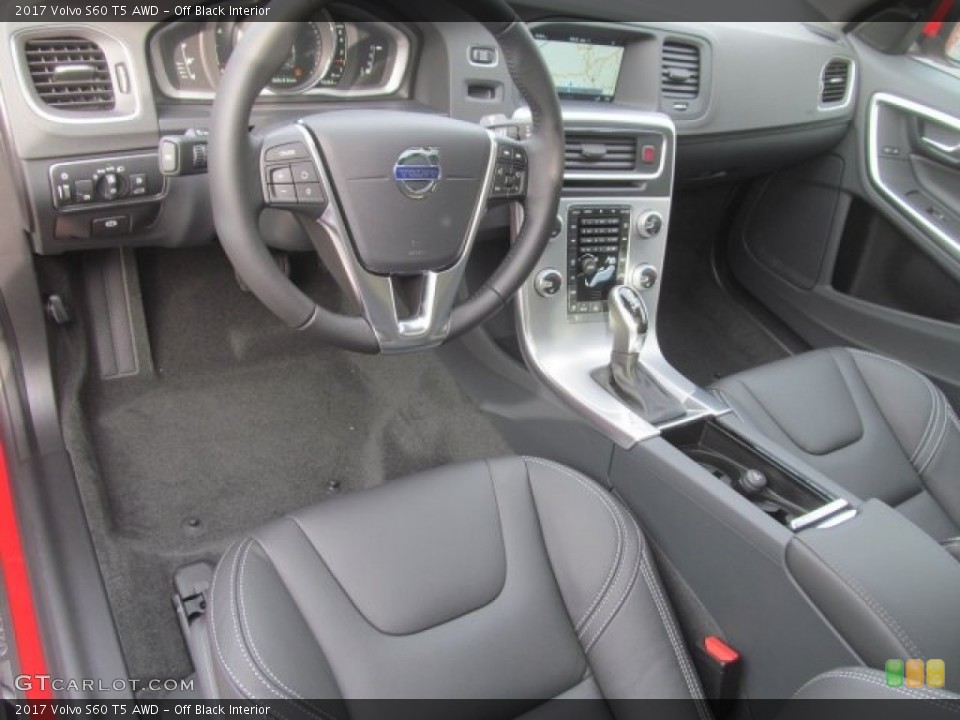 Off Black Interior Prime Interior for the 2017 Volvo S60 T5 AWD #121399740