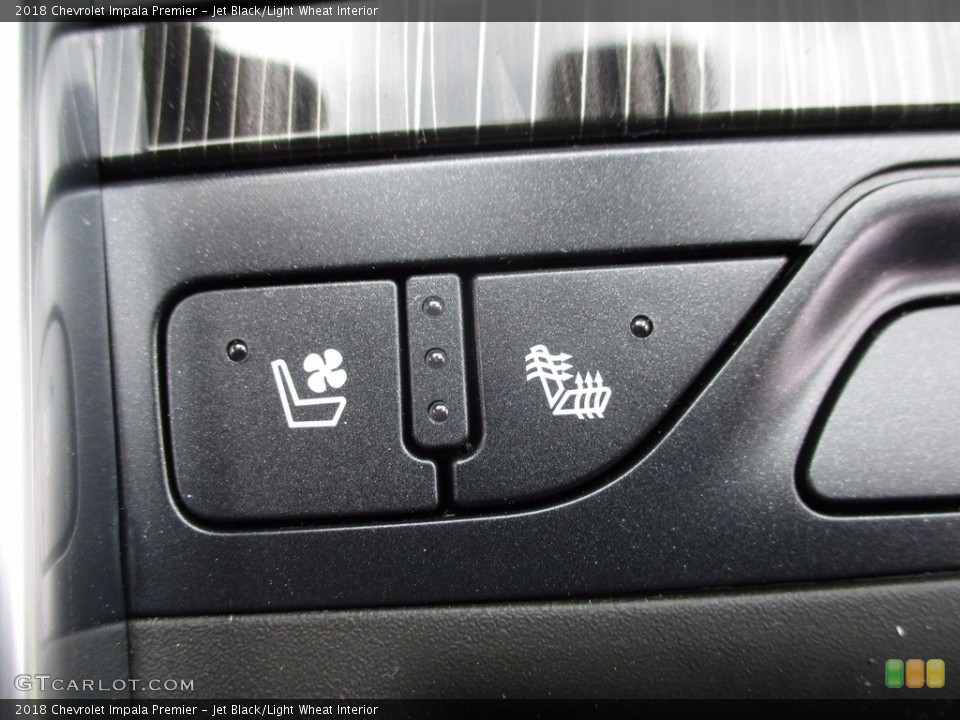 Jet Black/Light Wheat Interior Controls for the 2018 Chevrolet Impala Premier #121406546