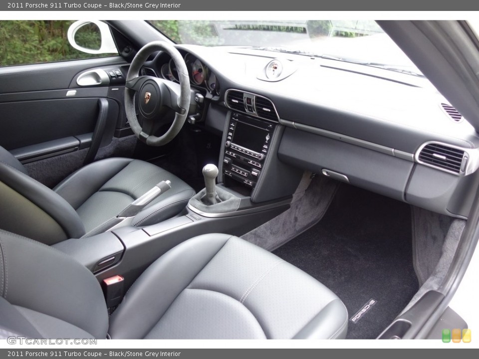 Black/Stone Grey Interior Dashboard for the 2011 Porsche 911 Turbo Coupe #121415492