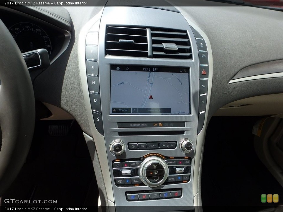 Cappuccino Interior Controls for the 2017 Lincoln MKZ Reserve #121433900