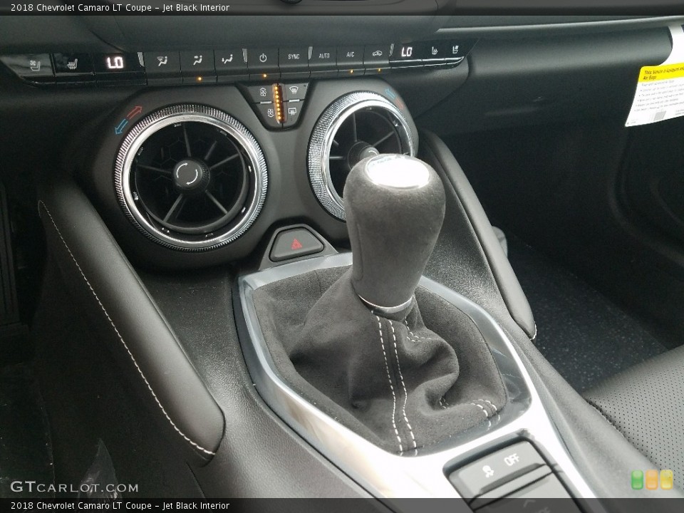 Jet Black Interior Transmission for the 2018 Chevrolet Camaro LT Coupe #121441660