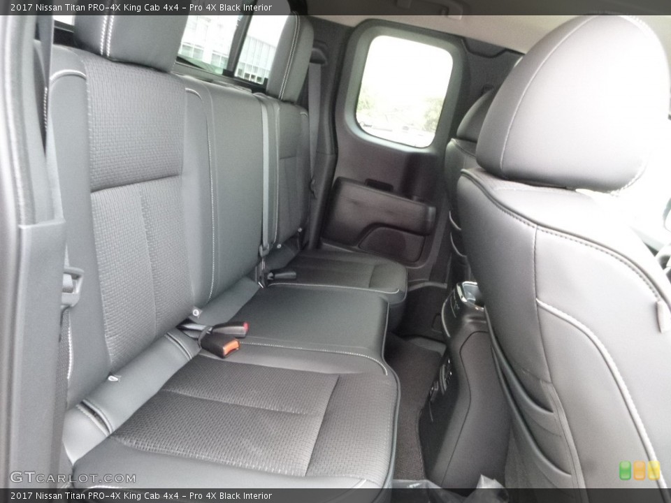 Pro 4X Black Interior Rear Seat for the 2017 Nissan Titan PRO-4X King Cab 4x4 #121442126