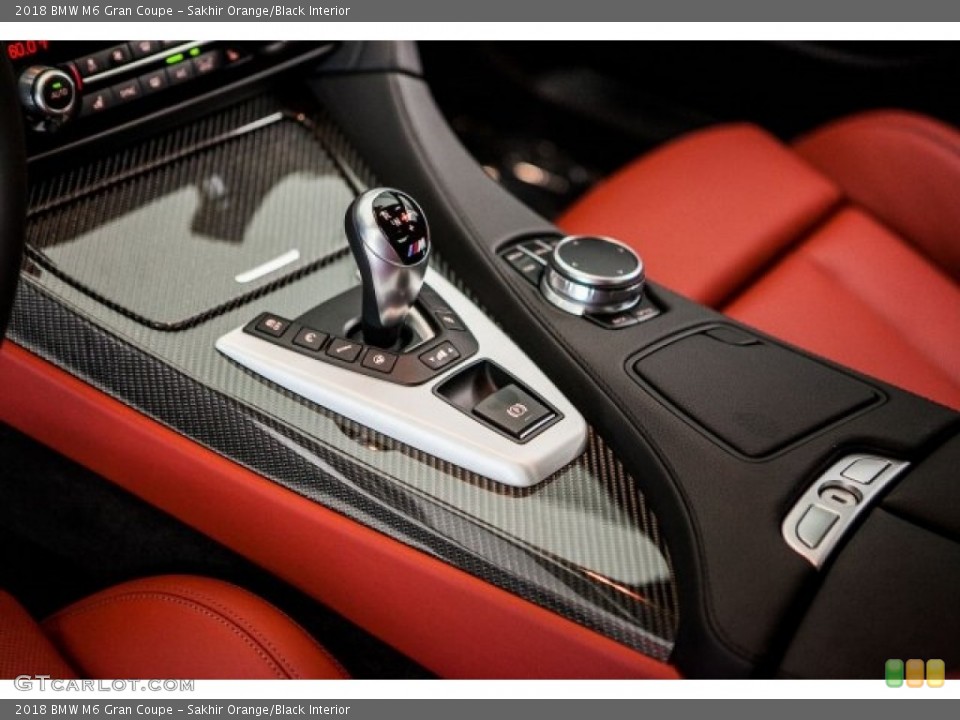 Sakhir Orange/Black Interior Transmission for the 2018 BMW M6 Gran Coupe #121449071