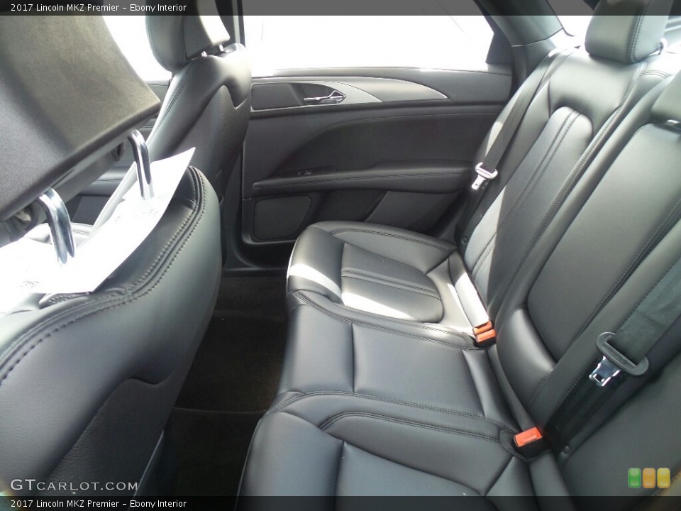 Ebony Interior Rear Seat for the 2017 Lincoln MKZ Premier #121451105