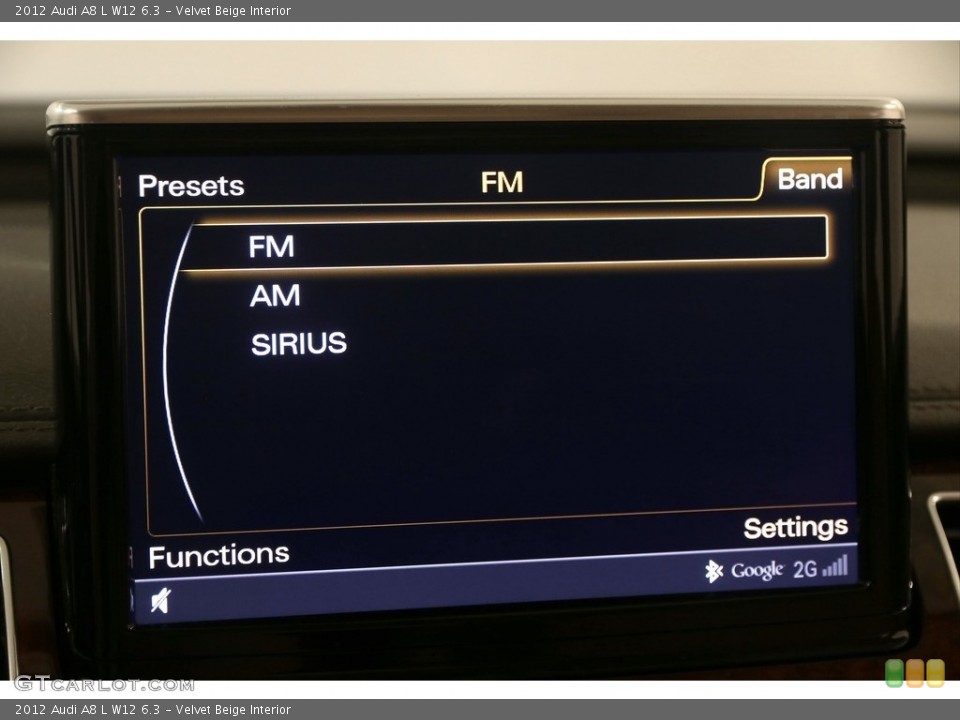 Velvet Beige Interior Controls for the 2012 Audi A8 L W12 6.3 #121452971