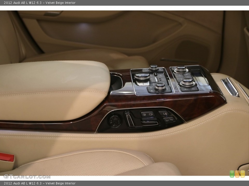 Velvet Beige Interior Controls for the 2012 Audi A8 L W12 6.3 #121453316