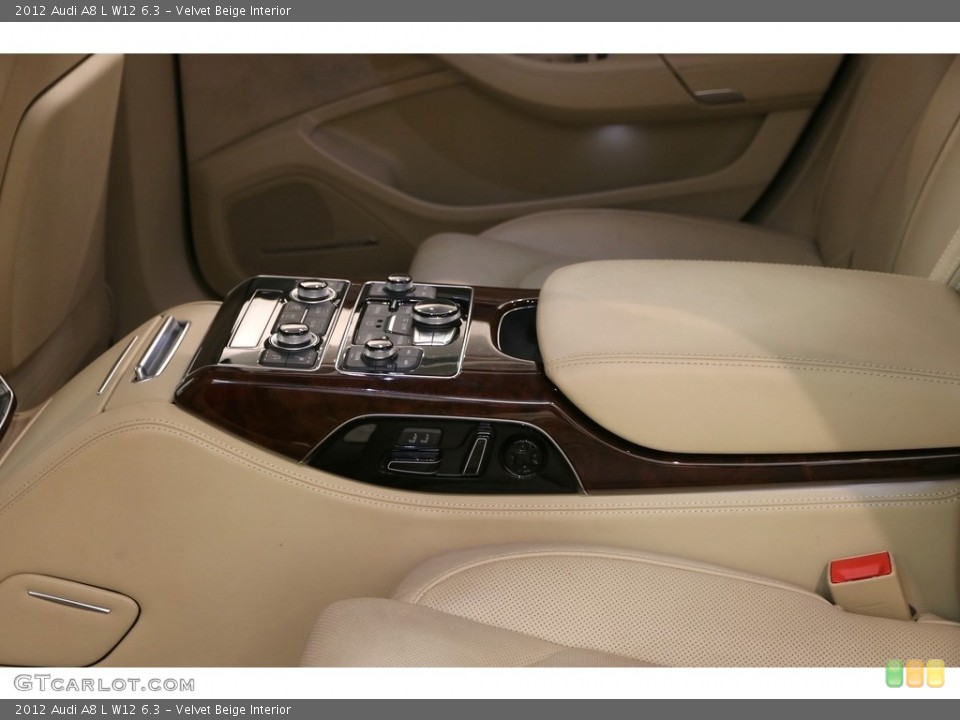 Velvet Beige Interior Rear Seat for the 2012 Audi A8 L W12 6.3 #121453424