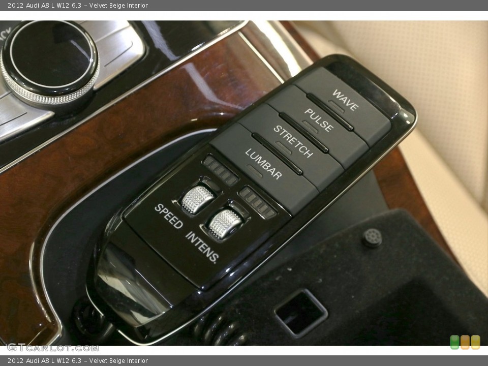 Velvet Beige Interior Controls for the 2012 Audi A8 L W12 6.3 #121453481