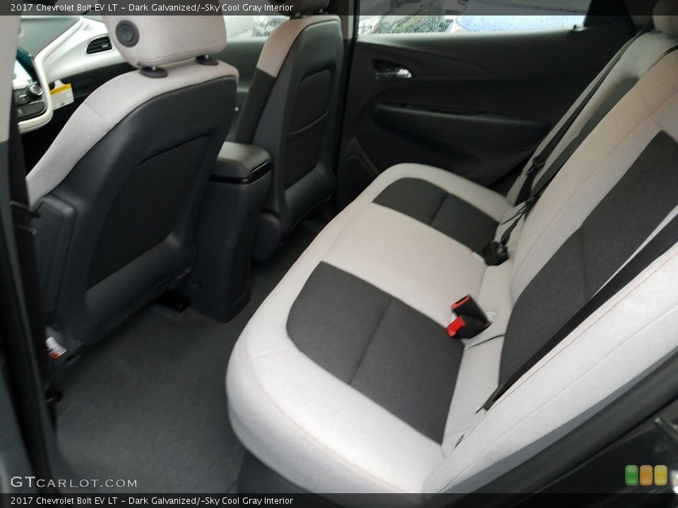 Dark Galvanized/­Sky Cool Gray Interior Rear Seat for the 2017 Chevrolet Bolt EV LT #121457393