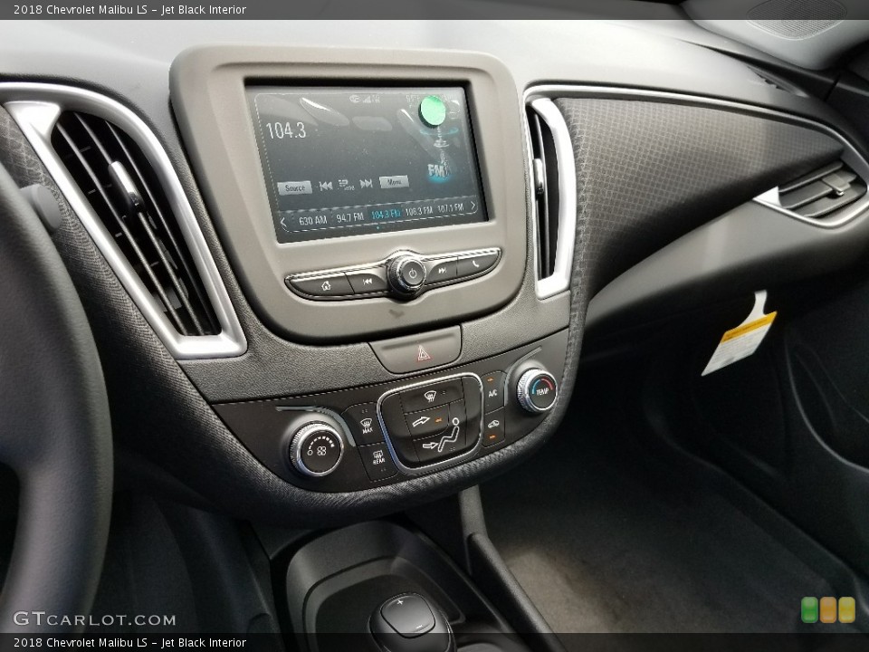 Jet Black Interior Controls for the 2018 Chevrolet Malibu LS #121458978