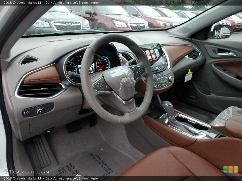 Dark Atmosphere/Loft Brown Interior Photo for the 2018 Chevrolet Malibu LT #121460069