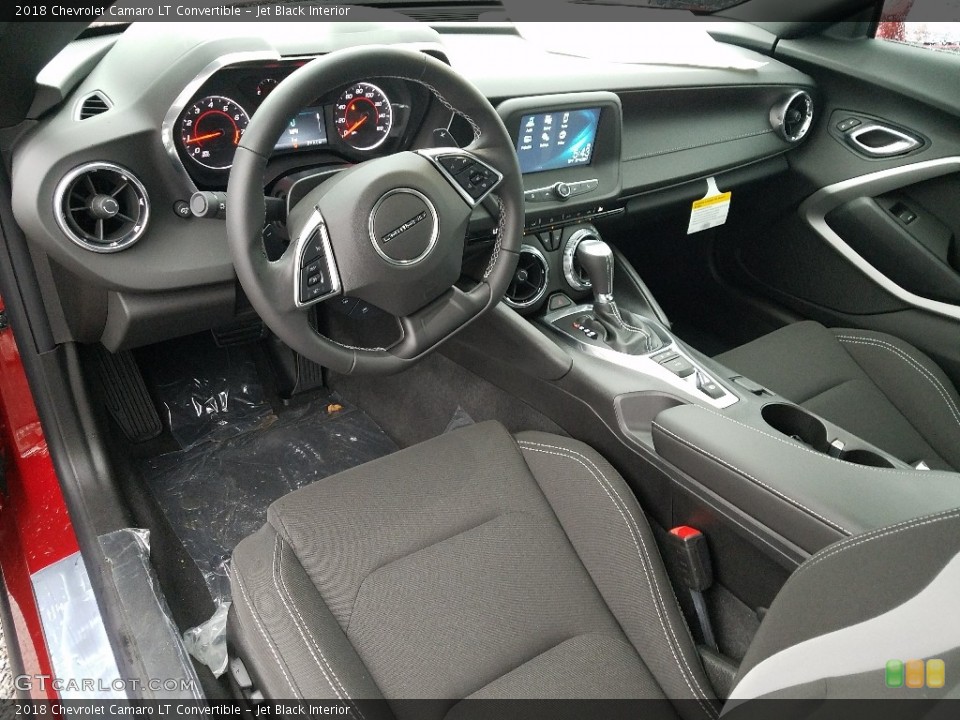 Jet Black Interior Photo for the 2018 Chevrolet Camaro LT Convertible #121461599