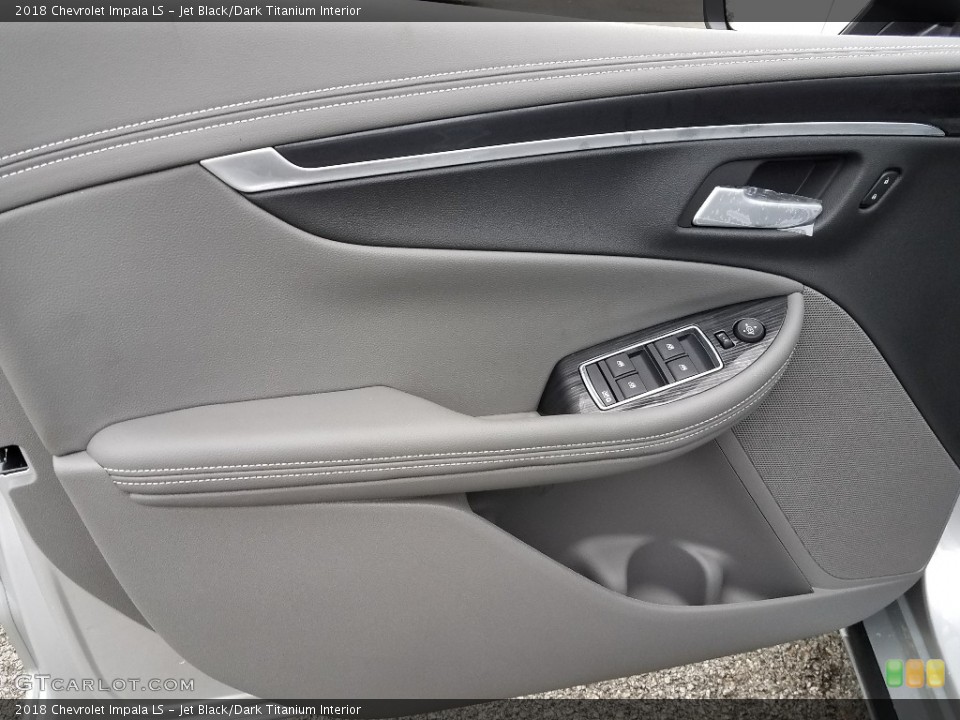 Jet Black/Dark Titanium Interior Door Panel for the 2018 Chevrolet Impala LS #121462493