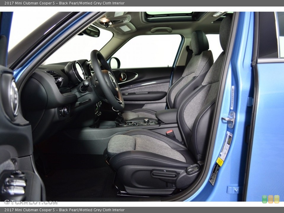 Black Pearl/Mottled Grey Cloth Interior Front Seat for the 2017 Mini Clubman Cooper S #121475501