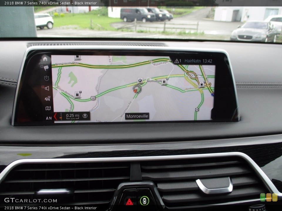 Black Interior Navigation for the 2018 BMW 7 Series 740i xDrive Sedan #121480117