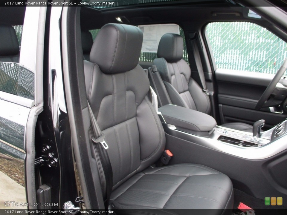 Ebony/Ebony Interior Front Seat for the 2017 Land Rover Range Rover Sport SE #121482031