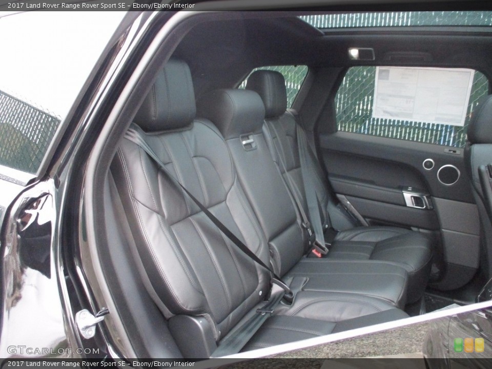 Ebony/Ebony Interior Rear Seat for the 2017 Land Rover Range Rover Sport SE #121482050