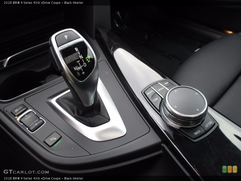 Black Interior Transmission for the 2018 BMW 4 Series 430i xDrive Coupe #121483183