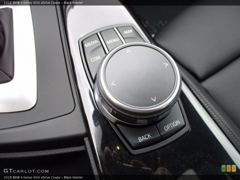 Black Interior Controls for the 2018 BMW 4 Series 430i xDrive Coupe #121483208