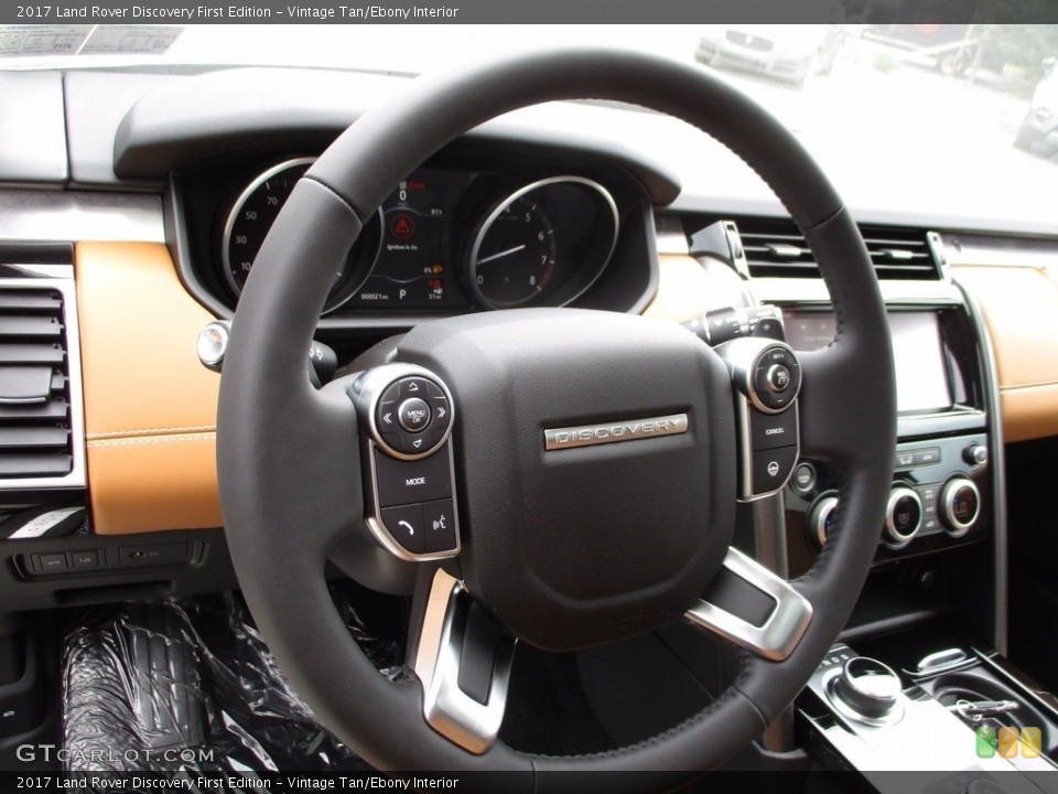Vintage Tan/Ebony Interior Steering Wheel for the 2017 Land Rover Discovery First Edition #121487930