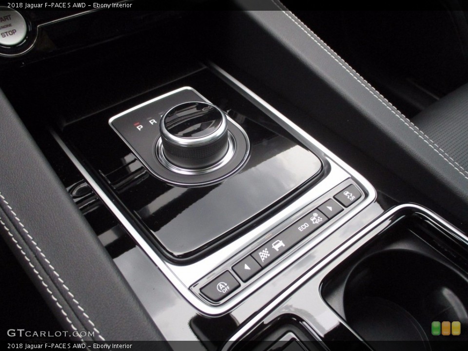 Ebony Interior Controls for the 2018 Jaguar F-PACE S AWD #121488506