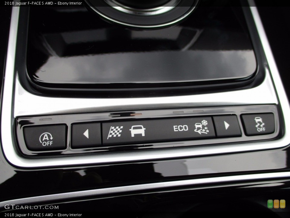 Ebony Interior Controls for the 2018 Jaguar F-PACE S AWD #121488530