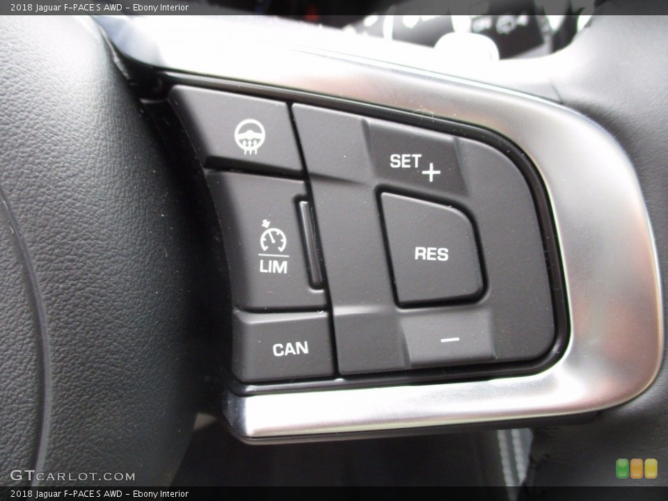 Ebony Interior Controls for the 2018 Jaguar F-PACE S AWD #121488554