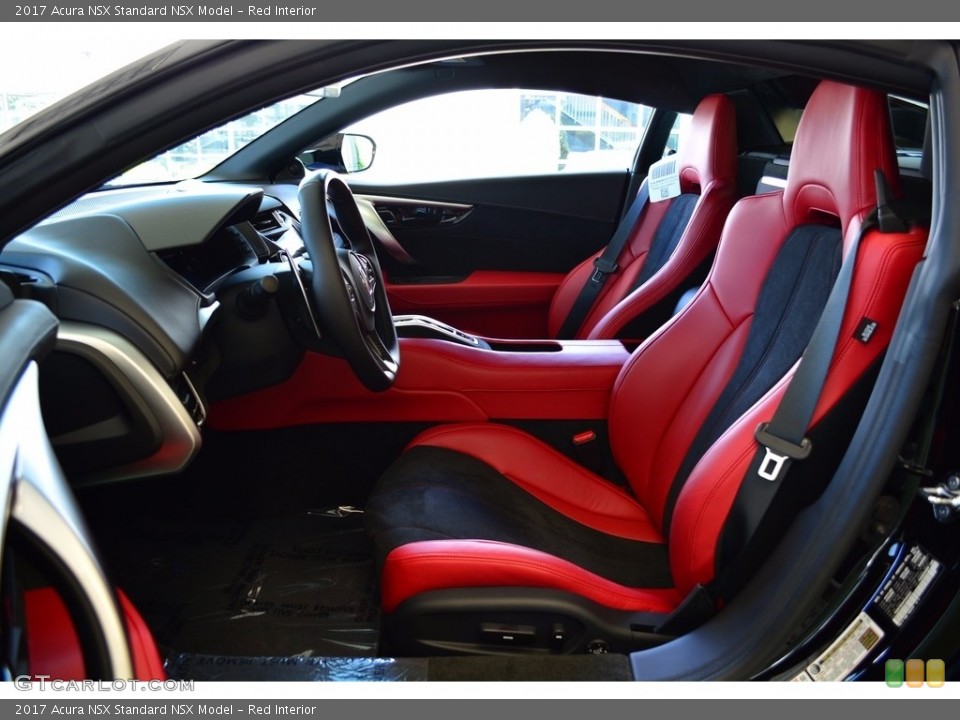 Red Interior Front Seat for the 2017 Acura NSX  #121498028