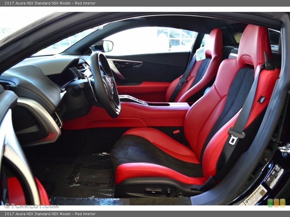 Red Interior Front Seat for the 2017 Acura NSX  #121498052