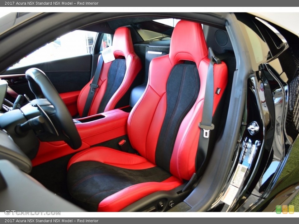 Red Interior Front Seat for the 2017 Acura NSX  #121498081