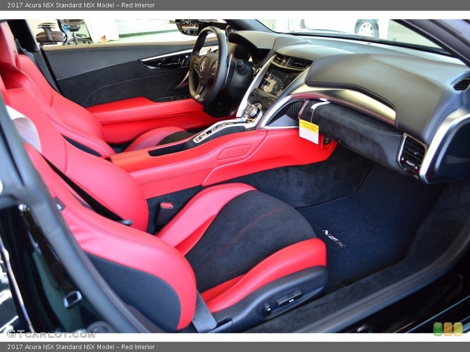 Red Interior Front Seat for the 2017 Acura NSX  #121498454