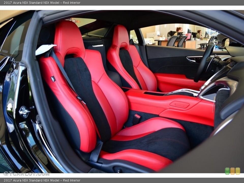 Red 2017 Acura NSX Interiors