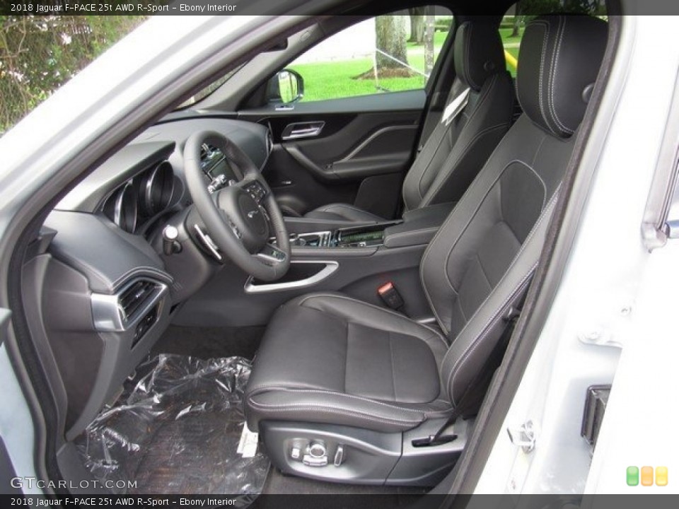 Ebony Interior Photo for the 2018 Jaguar F-PACE 25t AWD R-Sport #121509340