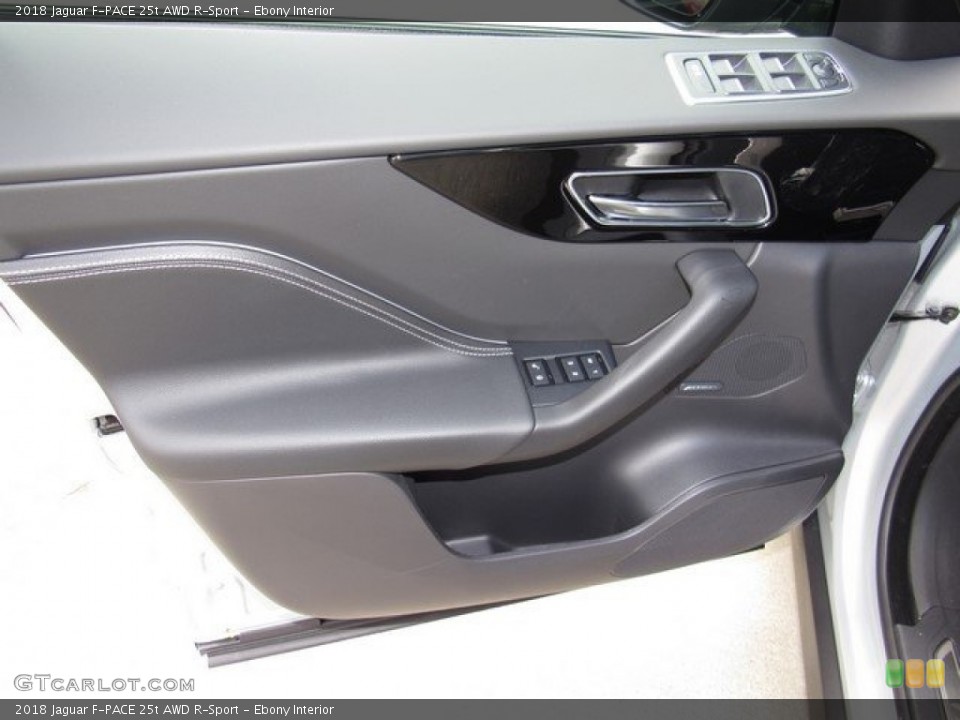 Ebony Interior Door Panel for the 2018 Jaguar F-PACE 25t AWD R-Sport #121509620