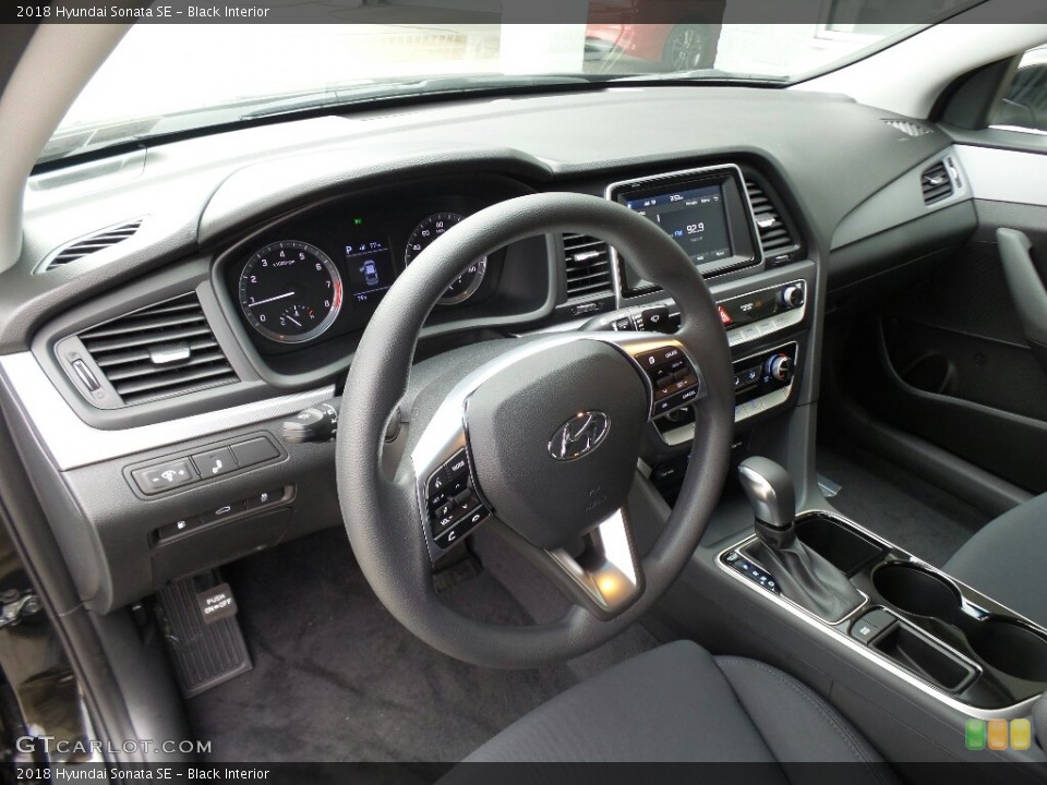 Black Interior Dashboard for the 2018 Hyundai Sonata SE #121515472