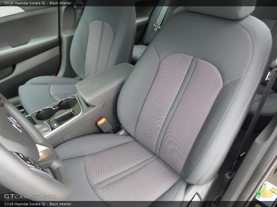 Black Interior Front Seat for the 2018 Hyundai Sonata SE #121515503