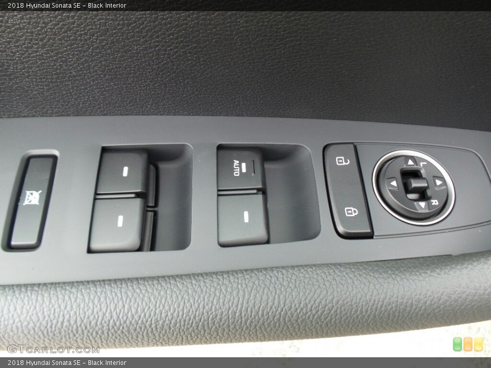 Black Interior Controls for the 2018 Hyundai Sonata SE #121515648