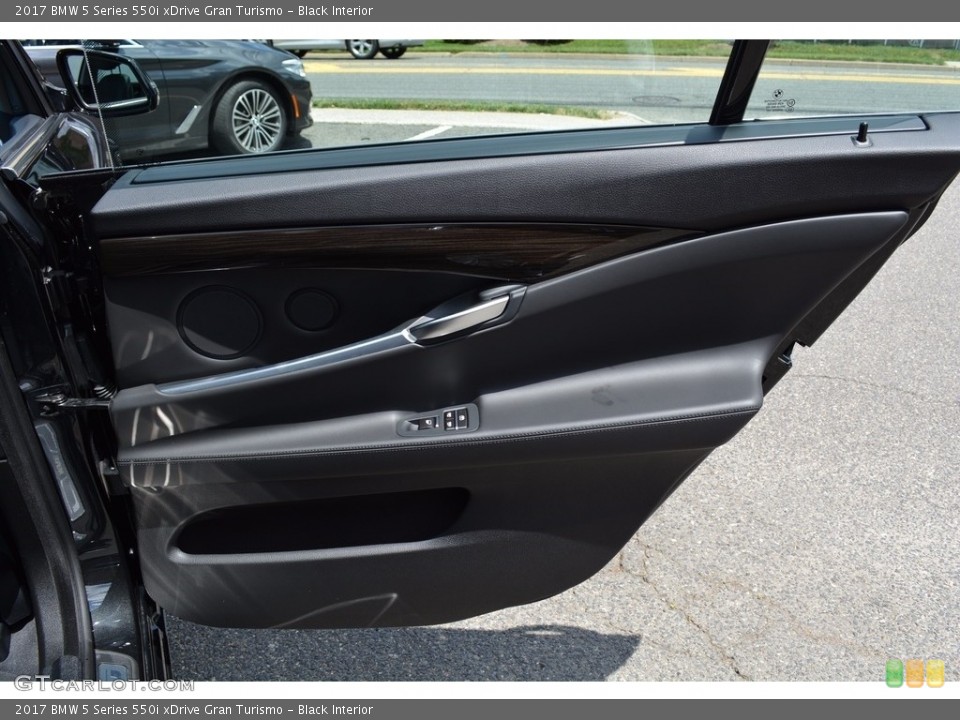 Black Interior Door Panel for the 2017 BMW 5 Series 550i xDrive Gran Turismo #121515710
