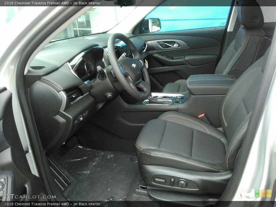 Jet Black Interior Photo for the 2018 Chevrolet Traverse Premier AWD #121521704