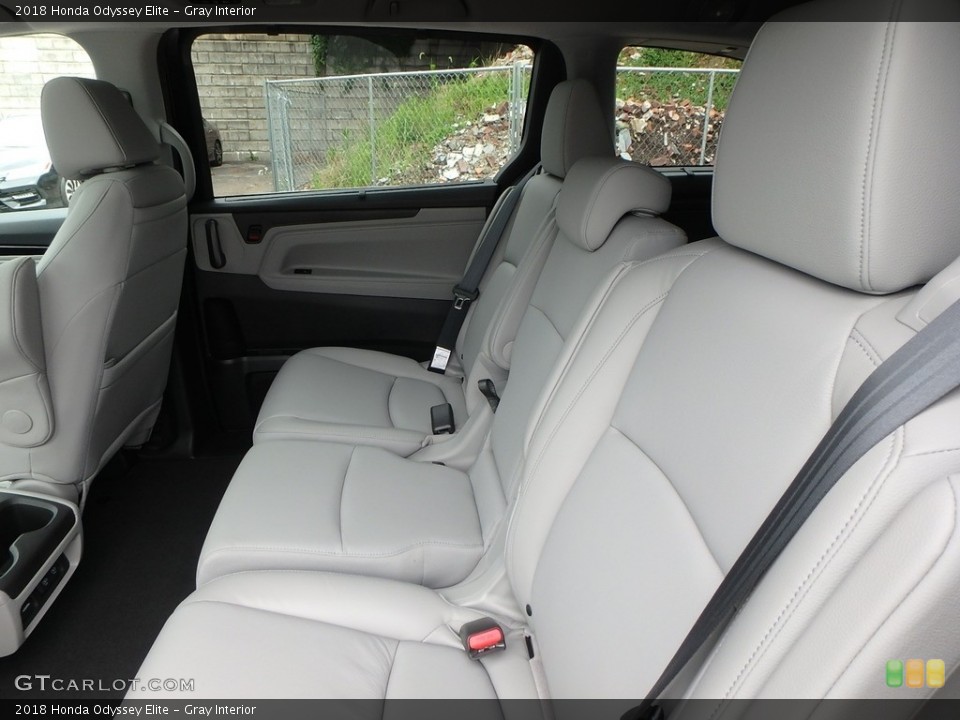Gray Interior Rear Seat for the 2018 Honda Odyssey Elite #121527185