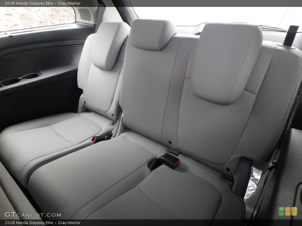 Gray Interior Rear Seat for the 2018 Honda Odyssey Elite #121527203