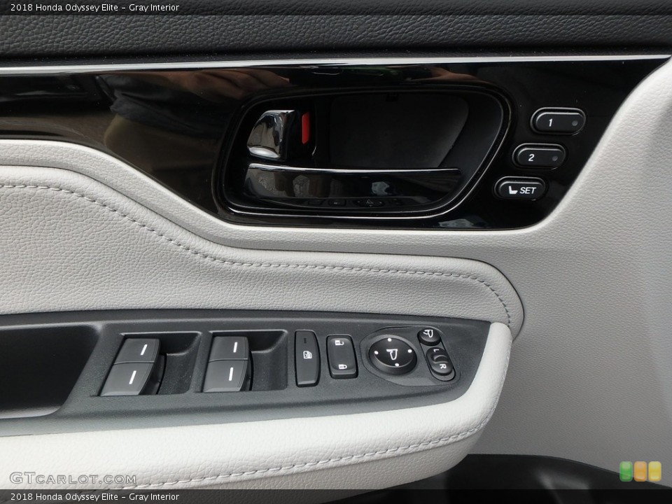 Gray Interior Door Panel for the 2018 Honda Odyssey Elite #121527248