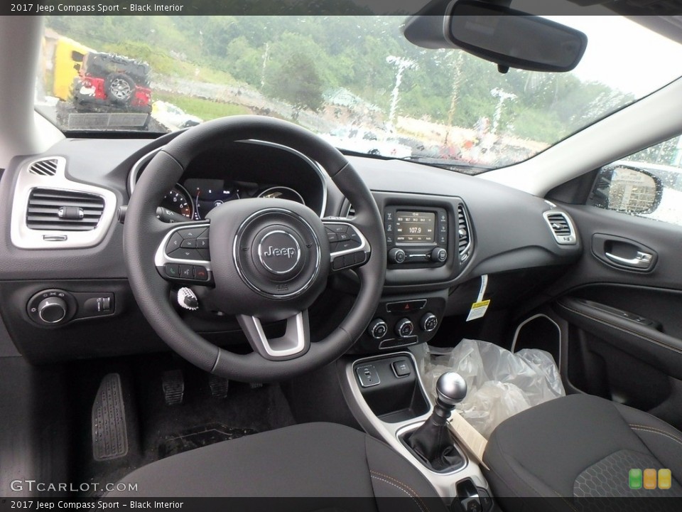 Black Interior Photo for the 2017 Jeep Compass Sport #121534850
