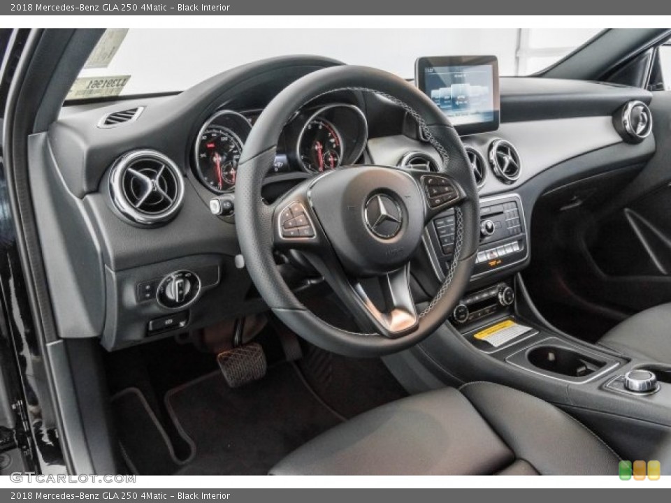 Black Interior Dashboard for the 2018 Mercedes-Benz GLA 250 4Matic #121535234