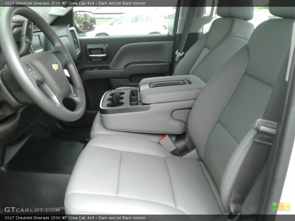 Dark Ash/Jet Black Interior Front Seat for the 2017 Chevrolet Silverado 1500 WT Crew Cab 4x4 #121535513