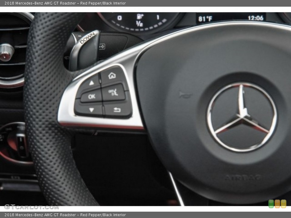 Red Pepper/Black Interior Controls for the 2018 Mercedes-Benz AMG GT Roadster #121535684