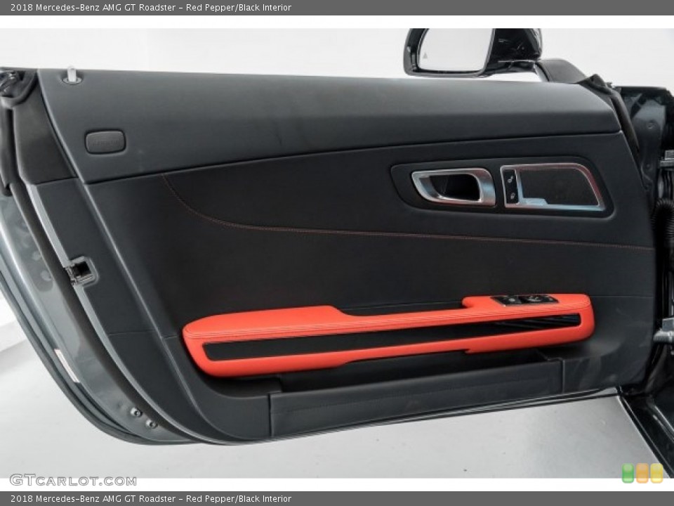 Red Pepper/Black Interior Door Panel for the 2018 Mercedes-Benz AMG GT Roadster #121535864