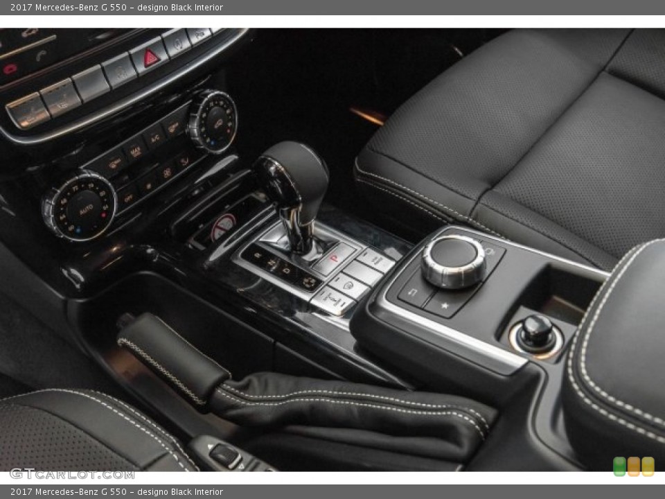 designo Black Interior Controls for the 2017 Mercedes-Benz G 550 #121536210