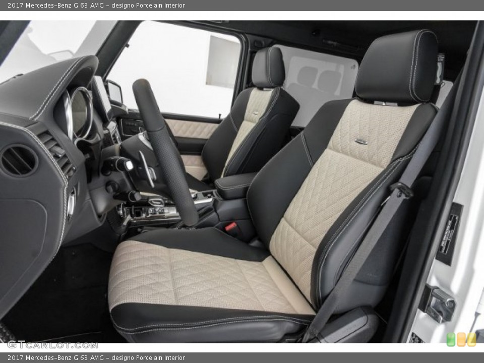 designo Porcelain Interior Front Seat for the 2017 Mercedes-Benz G 63 AMG #121536599